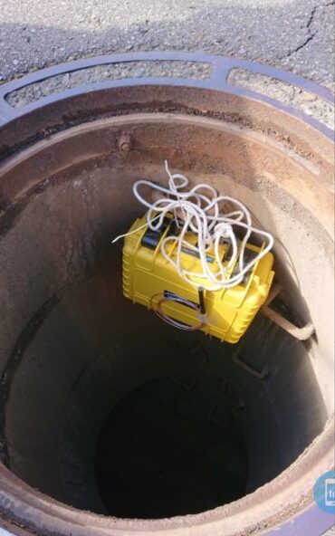 写真：音響取得装置